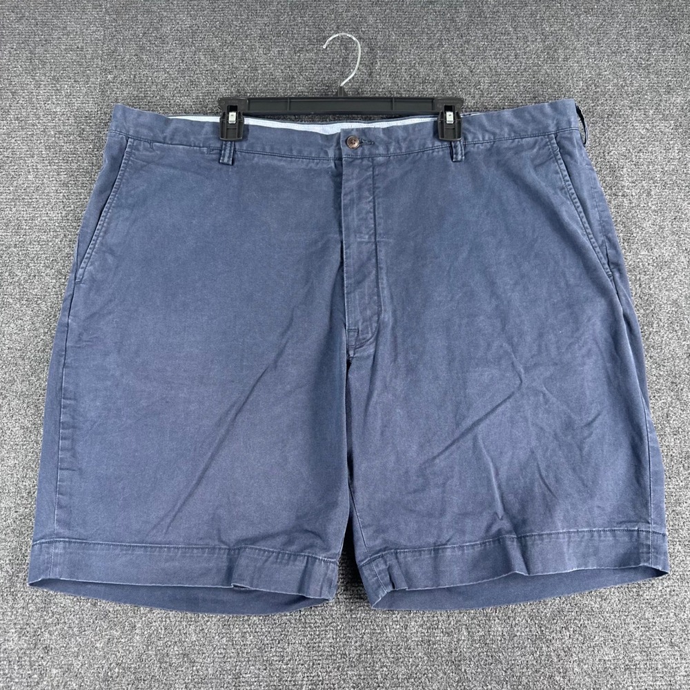 Polo Ralph Lauren Shorts Mens 46 Navy Stretch Classic Fit Chino Cotton Twill
